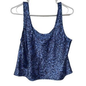 Victoria’s Secret Pattered Cropped Sleep Tank Top